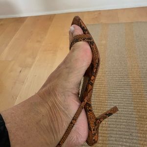 Heeled open toes (fits 7.5 and 8 ) Zara 38